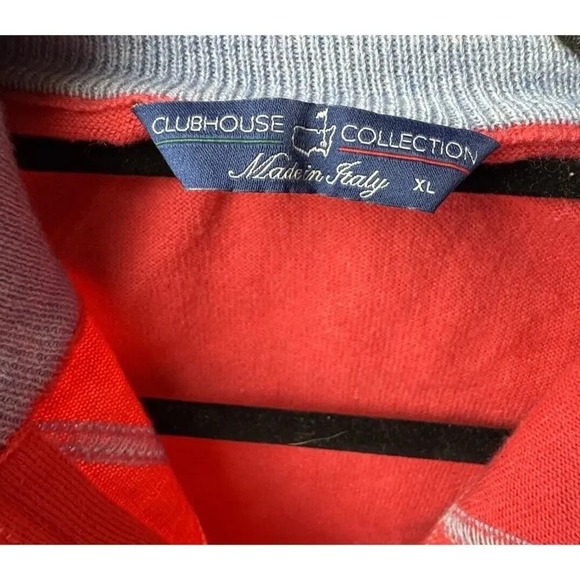 Master's Clubhouse Collection Golf Sweater Vest XL Made in Italy Cashmere Blend - Picture 8 of 11